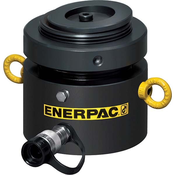 Enerpac LPL1002 Compact Hydraulic Cylinder: Base Mounting Hole Mount, Steel Image