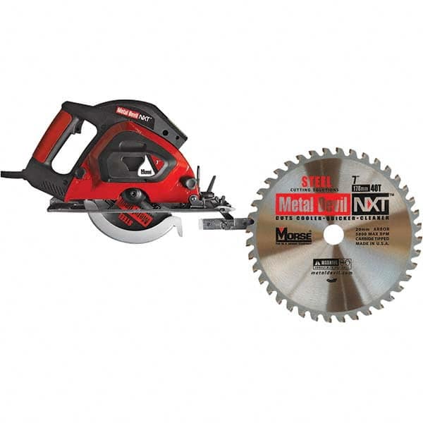 Electric Circular Saws; Amperage: 9.0A ; Blade Diameter Compatibility: 7in ; Maximum Speed: 3500 RPM ; Arbor Size: 20.0mm ; Cord Length: 6.0ft