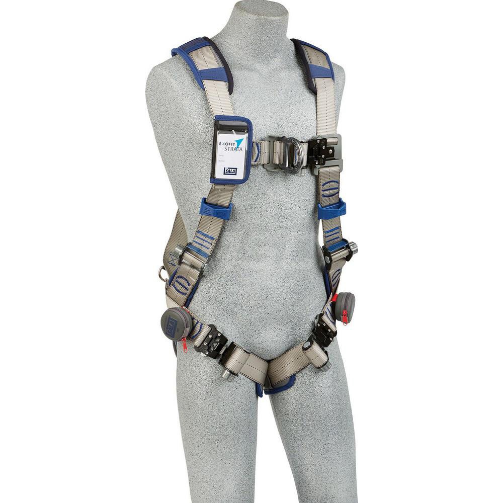 Fall Protection Harnesses: 420 Lb, Vest Style, Size Small, For Climbing, Polyester, Back & Front