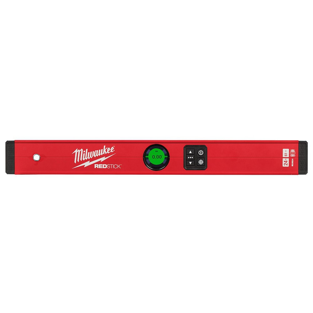 Box Beam, I-Beam & Torpedo Levels; Level Type: Digital ; Vial Style: None ; Length (Inch): 24 ; Magnetic: No ; Accuracy: 0 degree, 90 degree/.03 degree and 1-89 degree/.10 degree ; Body Material: Aluminum