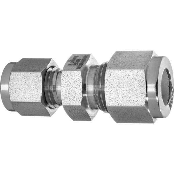 Brennan® 1/4" x 1/4" Tube OD UNION STRAIGHT Compression 316 Stainless Steel 