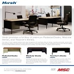 Shop Hirsh Premium Pedestal, Modular and Teacher's Desks flyer