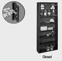 shelving styles closed