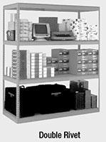 shelving styles double rivet