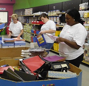 United Way Stuff-a-Bus with Schools Supplies