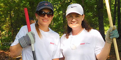 MSC associates volunteering