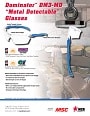 MCR Safety Dominator™ Metal Detectable Safety Glasses