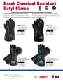 MCR Safety Harsh Chemical Resistant Butyl Gloves