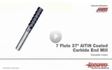 Accupro Variable Index End Mill: Finishing
