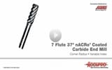 Accupro Corner Radius Variable Index End Mill: Finishing - 303 SS