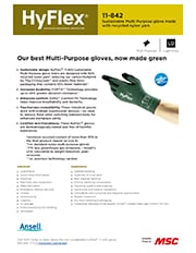 HyFlex® 11-842 Sustainable Multi-Purpose Gloves
