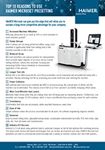 Top 10 Reasons To Use Haimer Microset Presetting