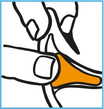 step 2 pull out the outer ear