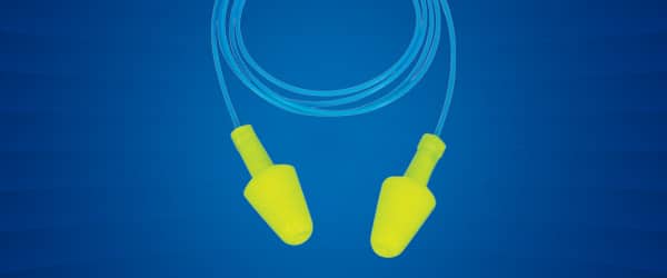 image of corded 3M earplug