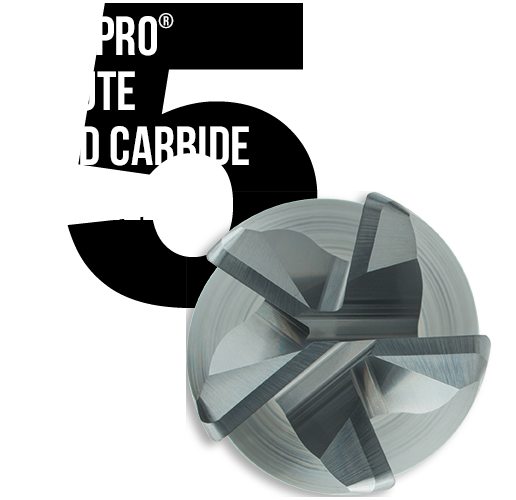 ACCUPRO® 5 FLUTE SOLID CARBIDE END MILLS