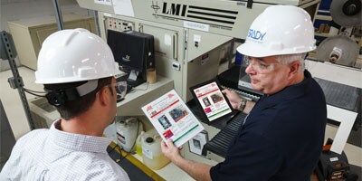 man looking at a chart