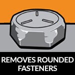 Removes rounded fasteners