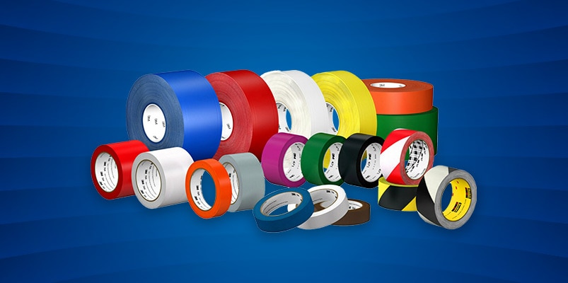 various size and colors of 3M marking tapes
