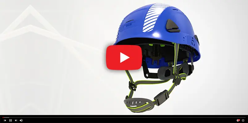 Honeywell Fibre-Metal Type II Climbing Style Safety Helmet video image