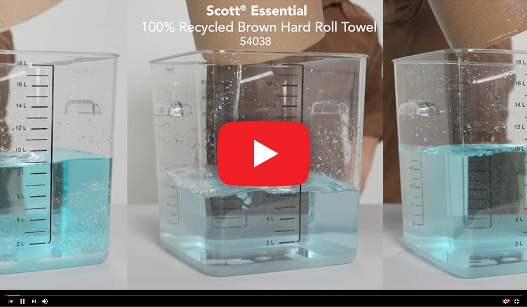Scott Recycled Brown Paper Towel Demo video