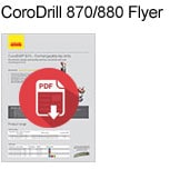 CoroDrill 870 and CoroDrill 880 Flyer