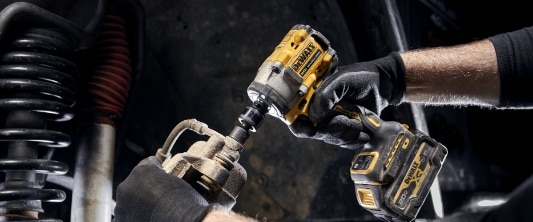 Dewalt tool in use