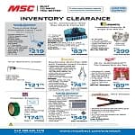 cover of the inventory clearance flyer