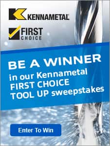 Kennametal First Choice Tool Up Sweepstakes