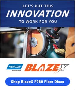 NEW Norton BlazeX F980 Fiber Discs