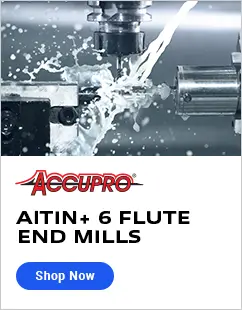 Accupro AlTiN+ 6 Flute End Mills