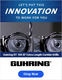 Guhring RT 100 XF Extra Length Carbide Drills