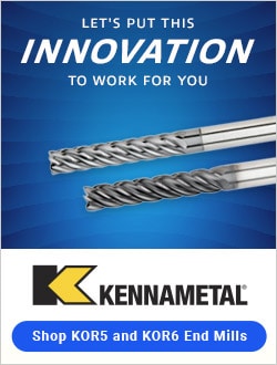 Kennametal KOR5 and KOR6 End Mills