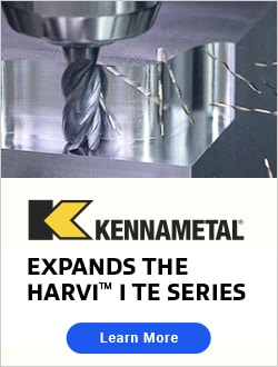 Kennametal Harvi I TE Series Expansion