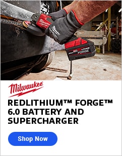 Milwaukee REDLITHIUM FORGE 6.0 Battery and Supercharger