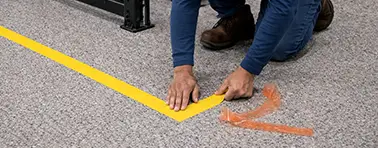 Keep Your Facility Neat and Organized - PRO-SAFE 50mil Thick Floor Tape